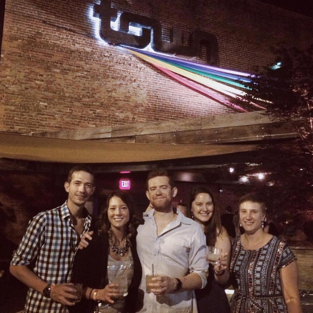 With a few of our friends at one of our favorite places in D.C.