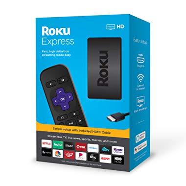 Roku Express HD Streaming Media Player 2019, Black