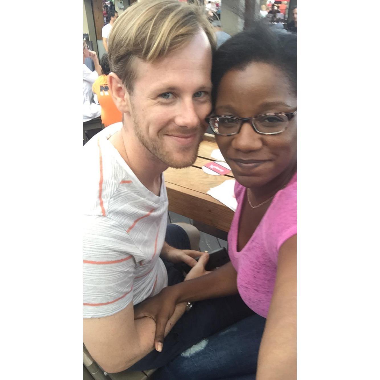 Just after asking if I would "Be his Girlfriend."