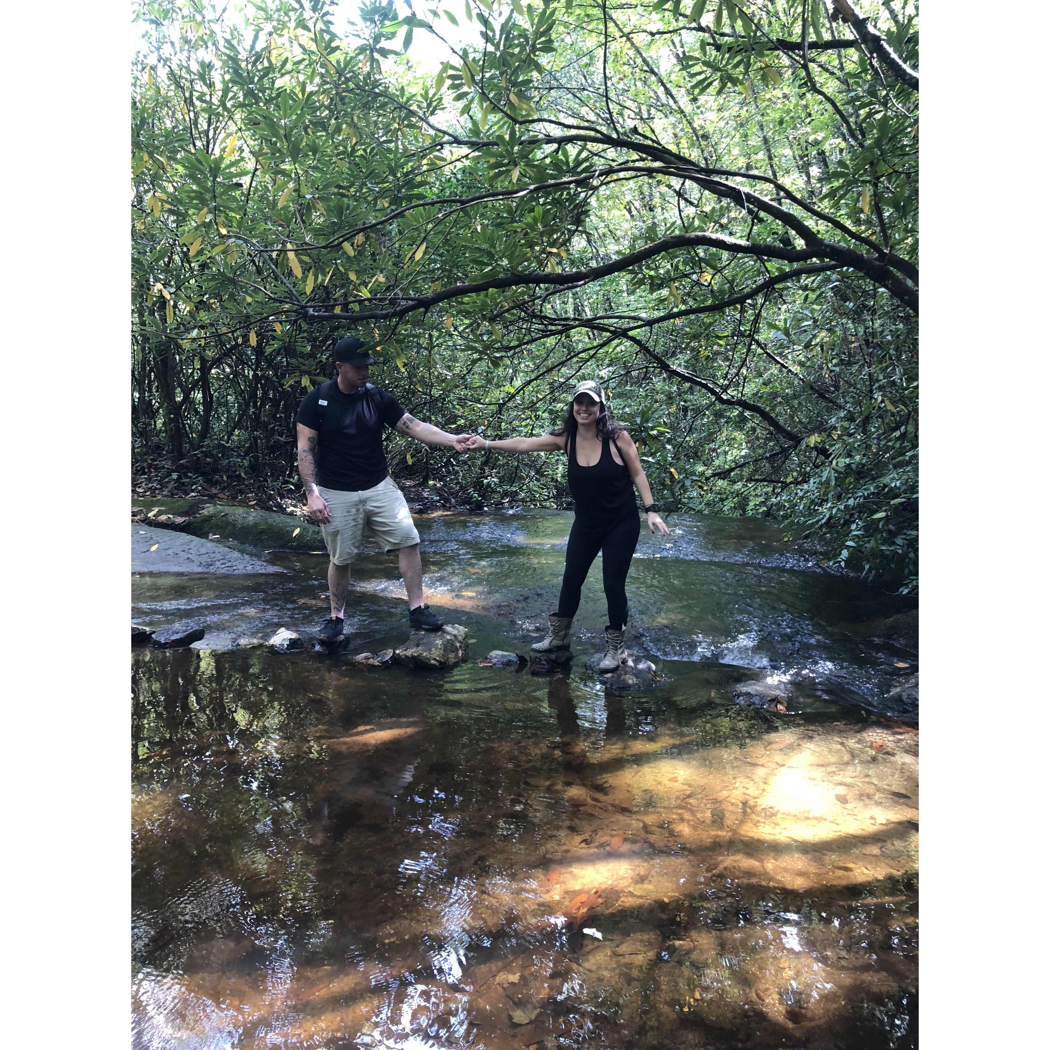 Hiking is one our favorite activites to do together!