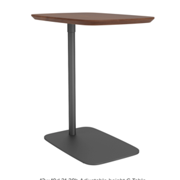 Hopper Adjustable-height C-Table - Modern Living Room Furniture - Room & Board
