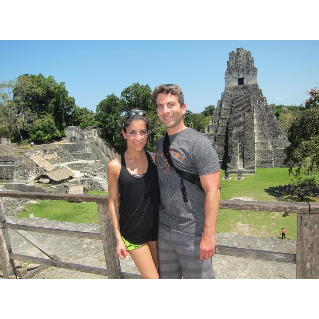 Visiting the Mayan ruins in Tikal, Guatemala