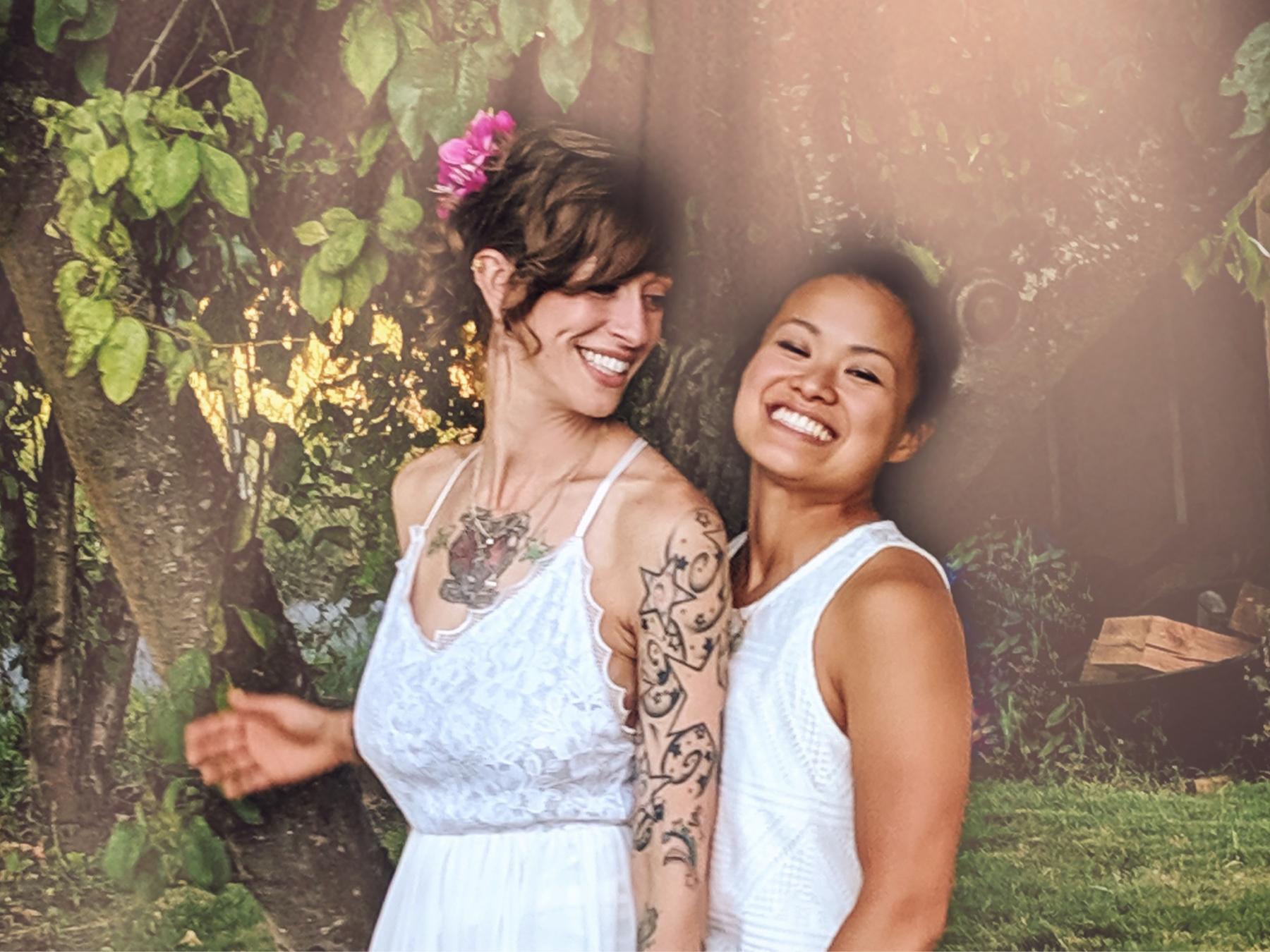 The Wedding Website of Sarah Andrews and Megan Tan