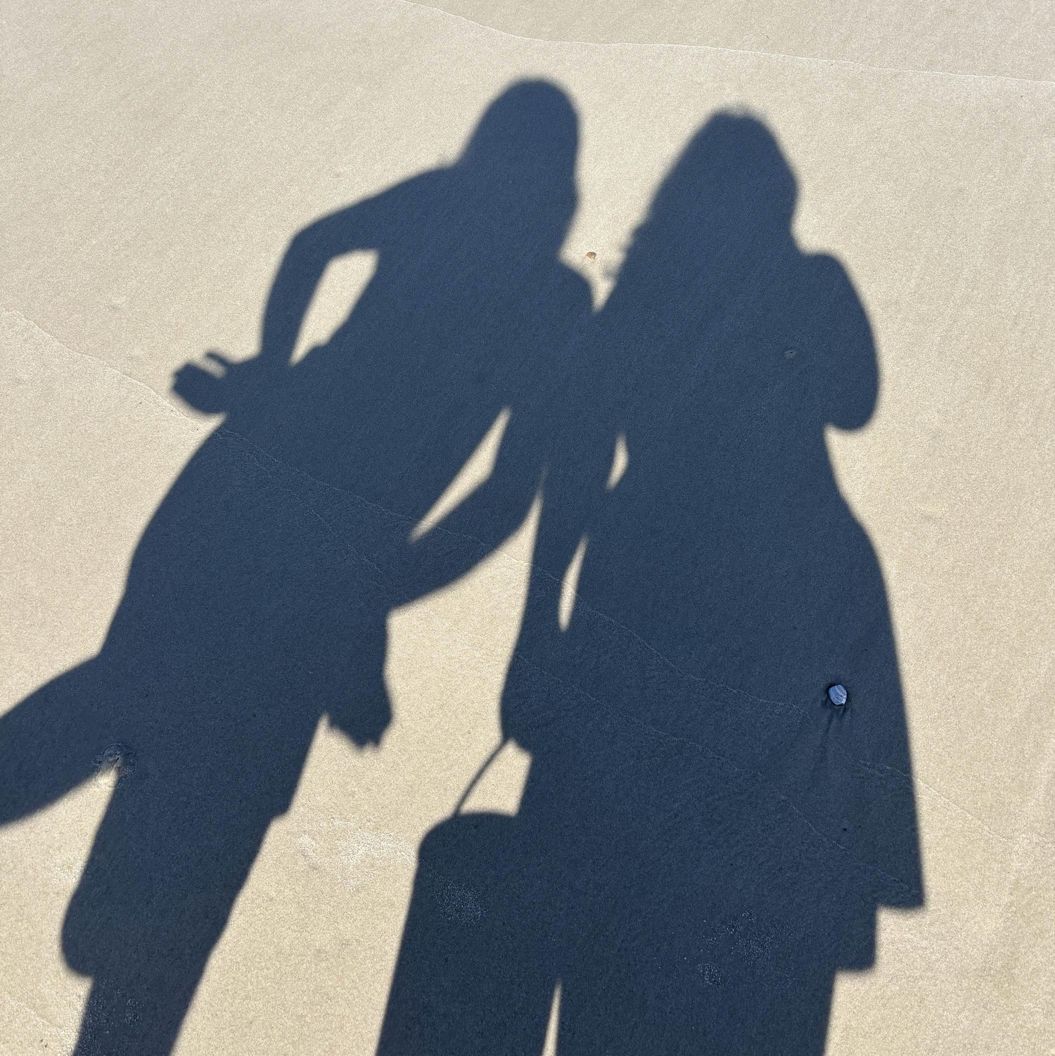 This was at Dauphin island, we went on a beach walk and took a couple silly pictures!