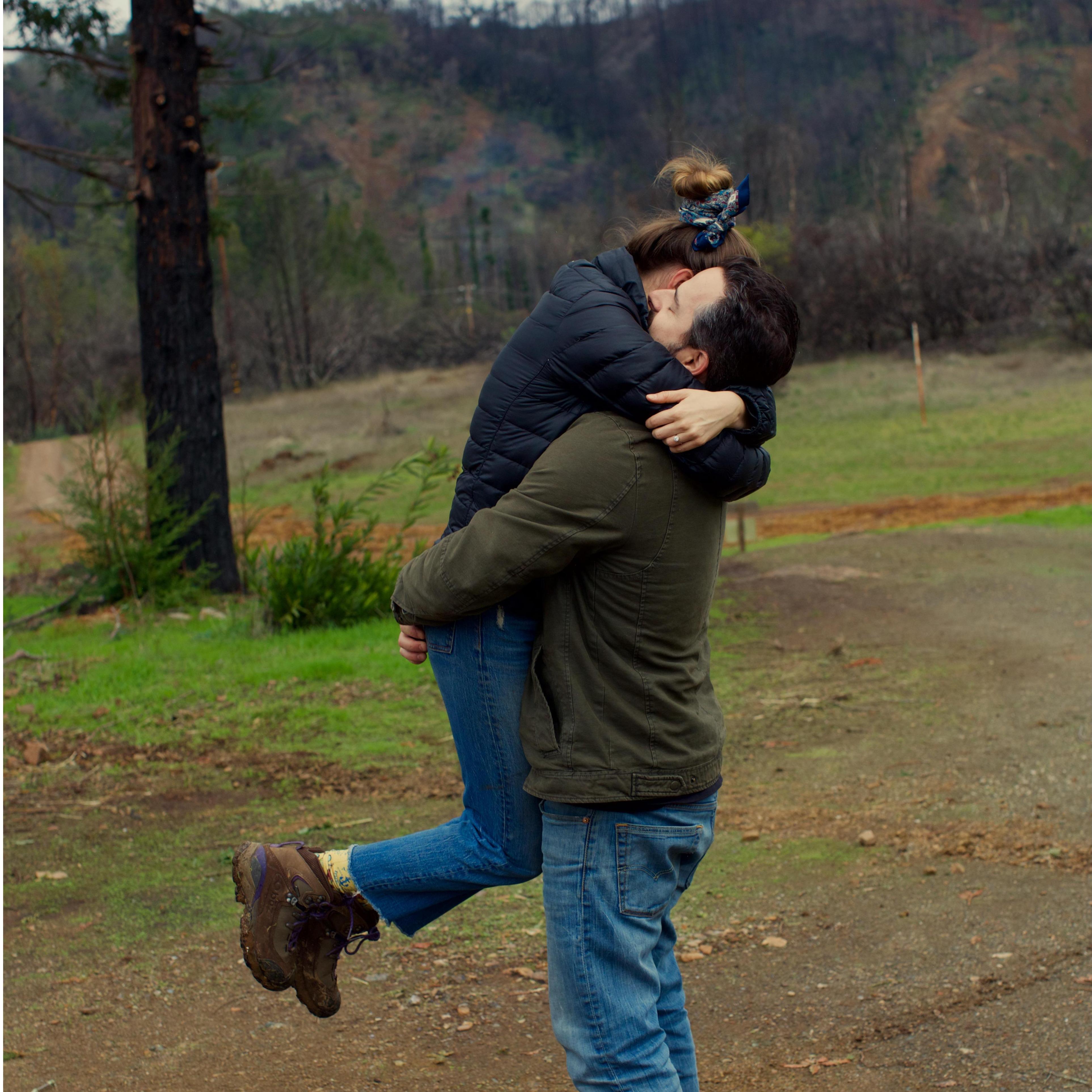 What happened immediately after Teagan said "YES!"