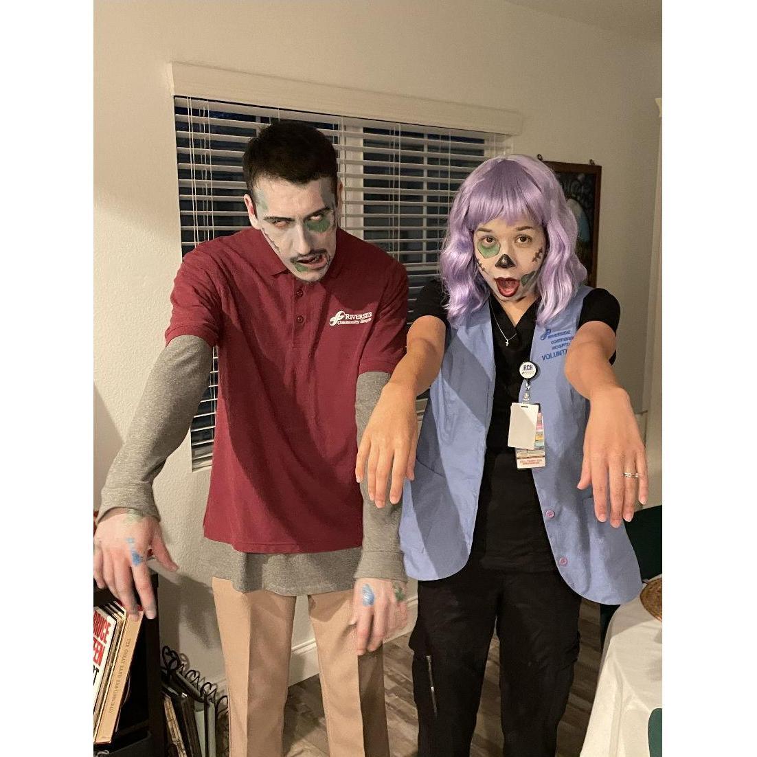 The fact we were Zombies from a Hospital is just hilarious!