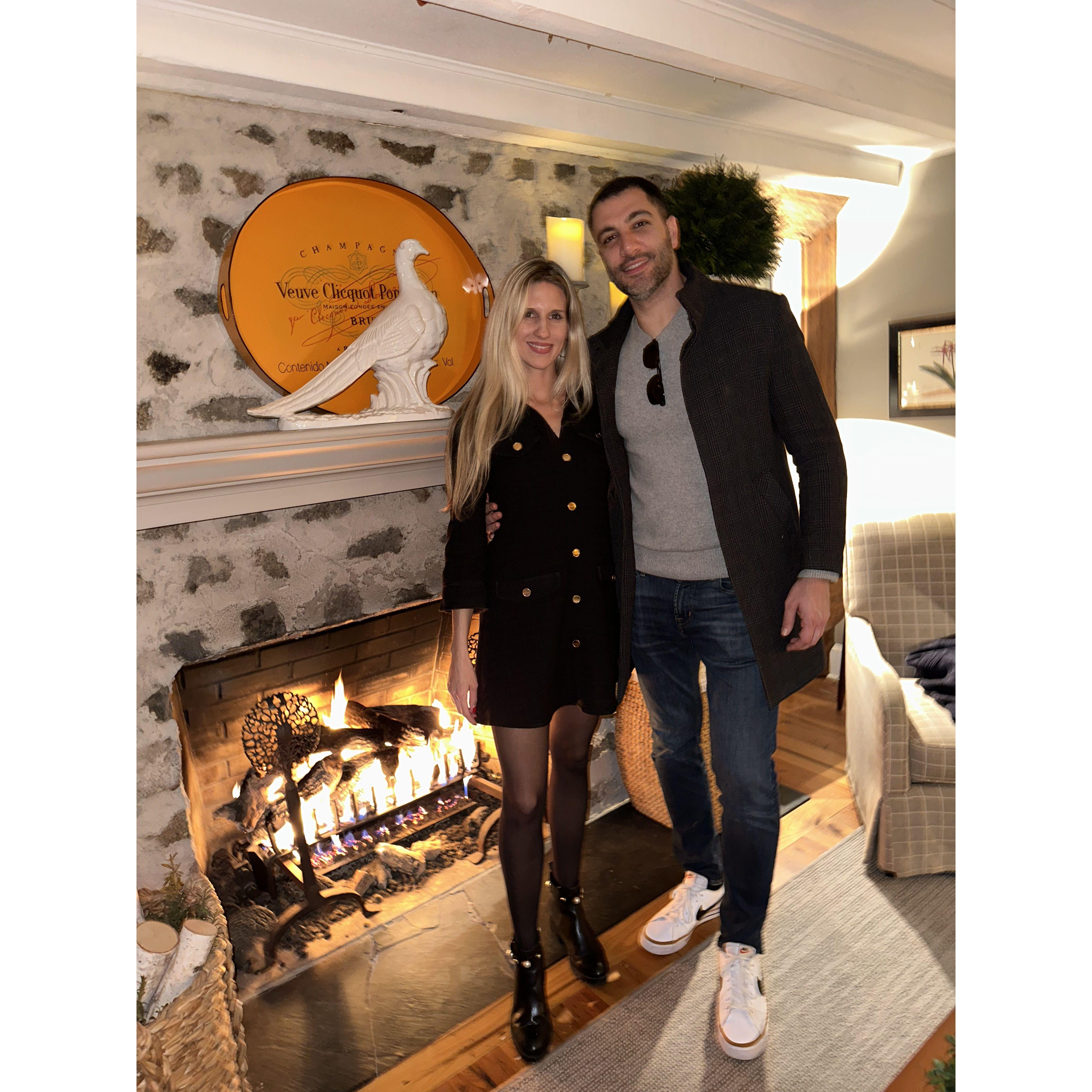 Taken during the holiday season at Olivia's Aunt and Uncle's house. They have the coziest home which is fantastic during the holidays!