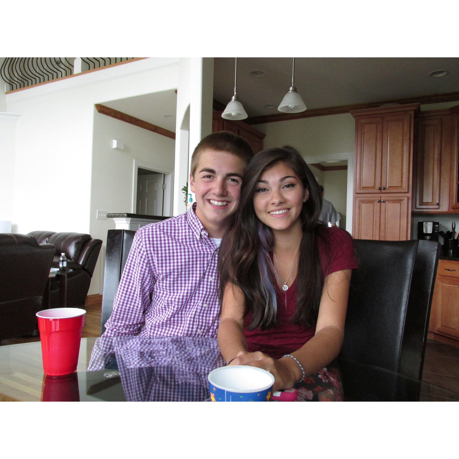 Noah and I have been together for ages! Here we are in high school, at the very beginning of us! I was a sophomore and he was a senior. | Fall 2014