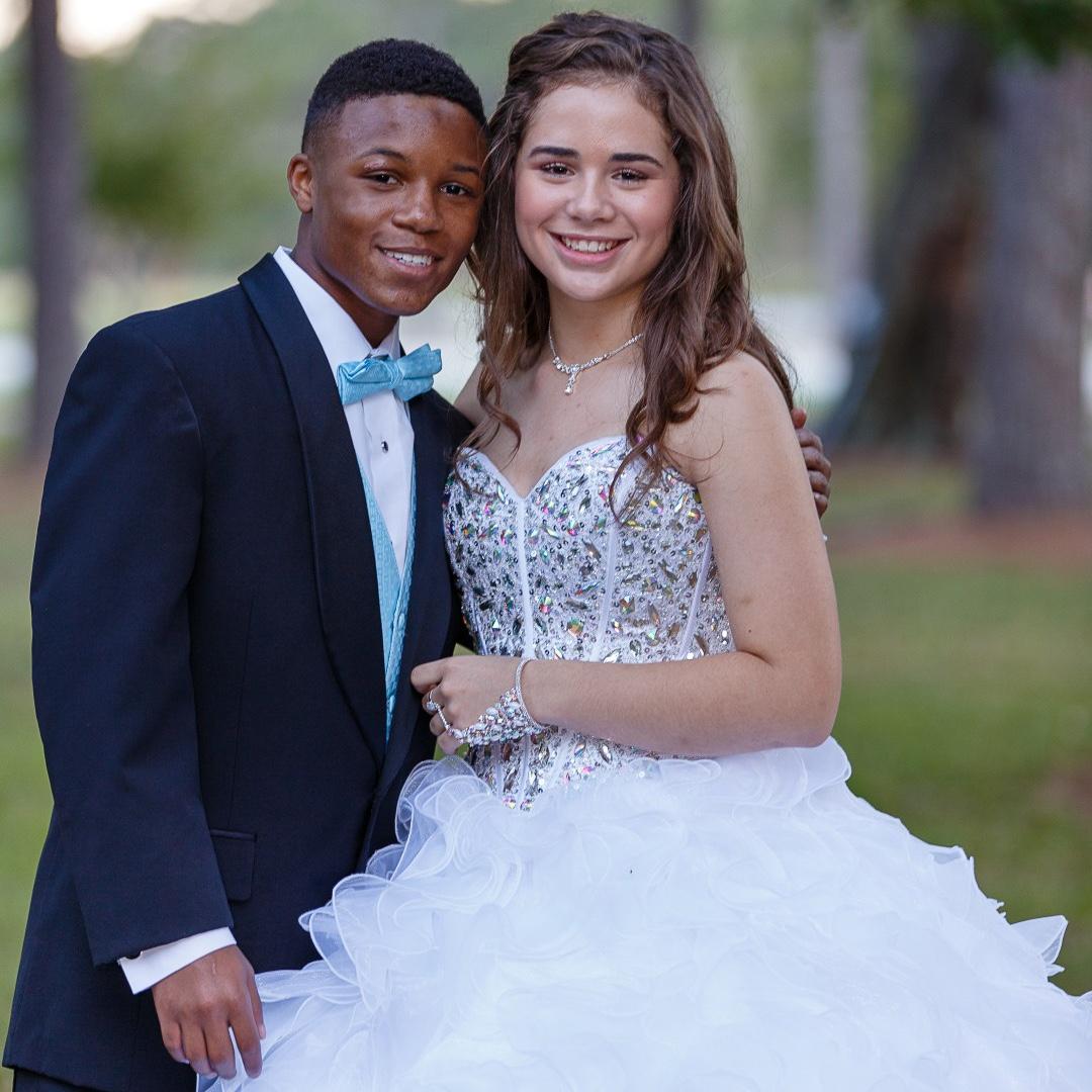 After knowing Devin for a few months in 2014, Alyssa asked him to be a part of her Quince in that next year.