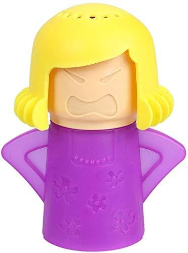 TOPIST Angry Mama Microwave Cleaner Angry Mom Microwave Oven Steam Cleaner With Vinegar and Water for Kitchens, Steamer Cleaning Equipment Easily Cleans the Crud in Minutes (Purple)