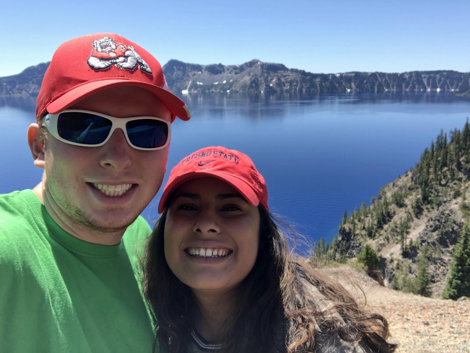 Our first big road trip! We traveled up to Crater Lake and down the Oregon coast. Can you tell we are proud Bulldogs?? (2019)
