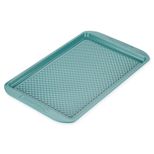 Farberware® PurECOok Hybrid Ceramic Nonstick 11-Inch x 17-Inch Baking Pan in Aqua