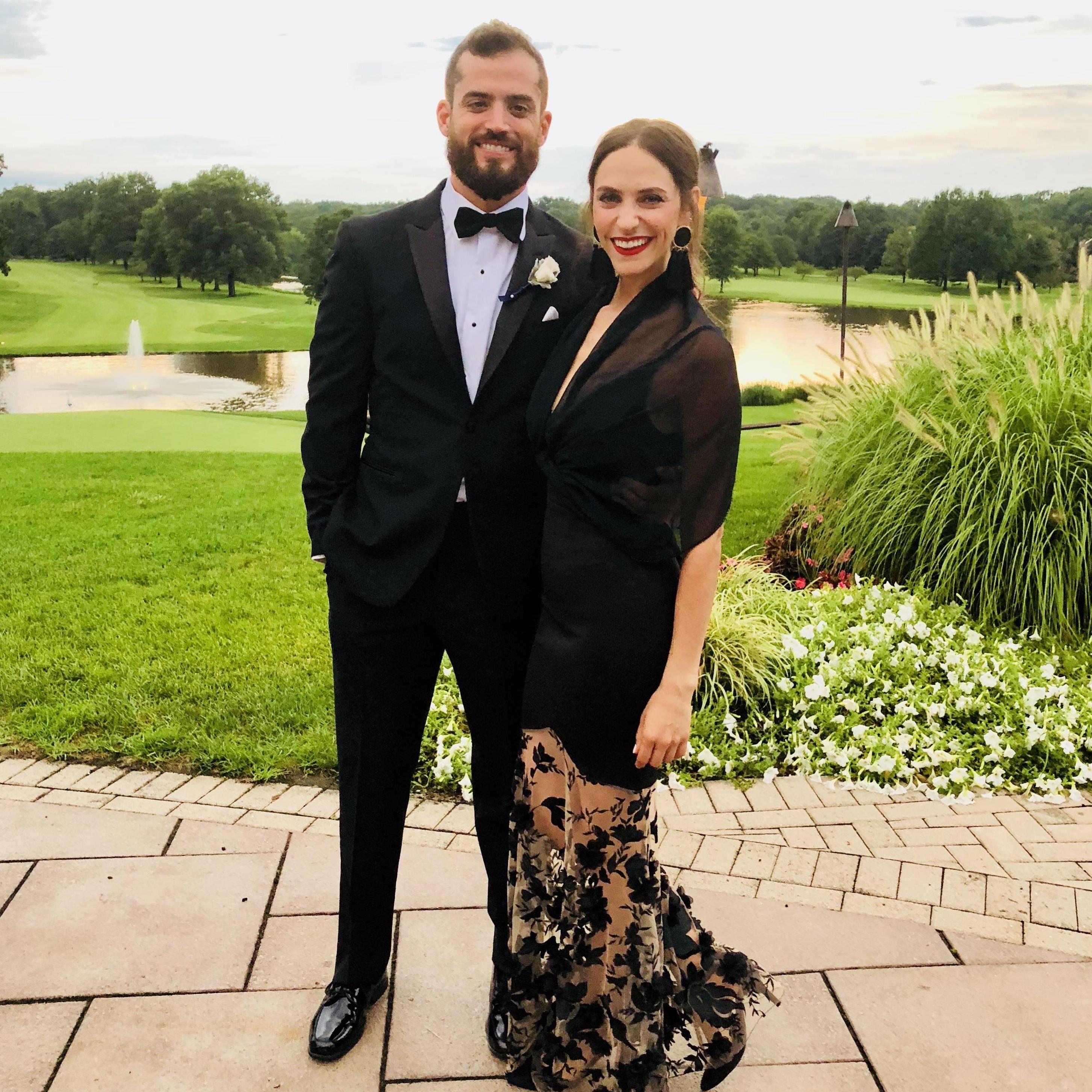 All dressed up at our friend Ryan & Danielle's wedding in 2018