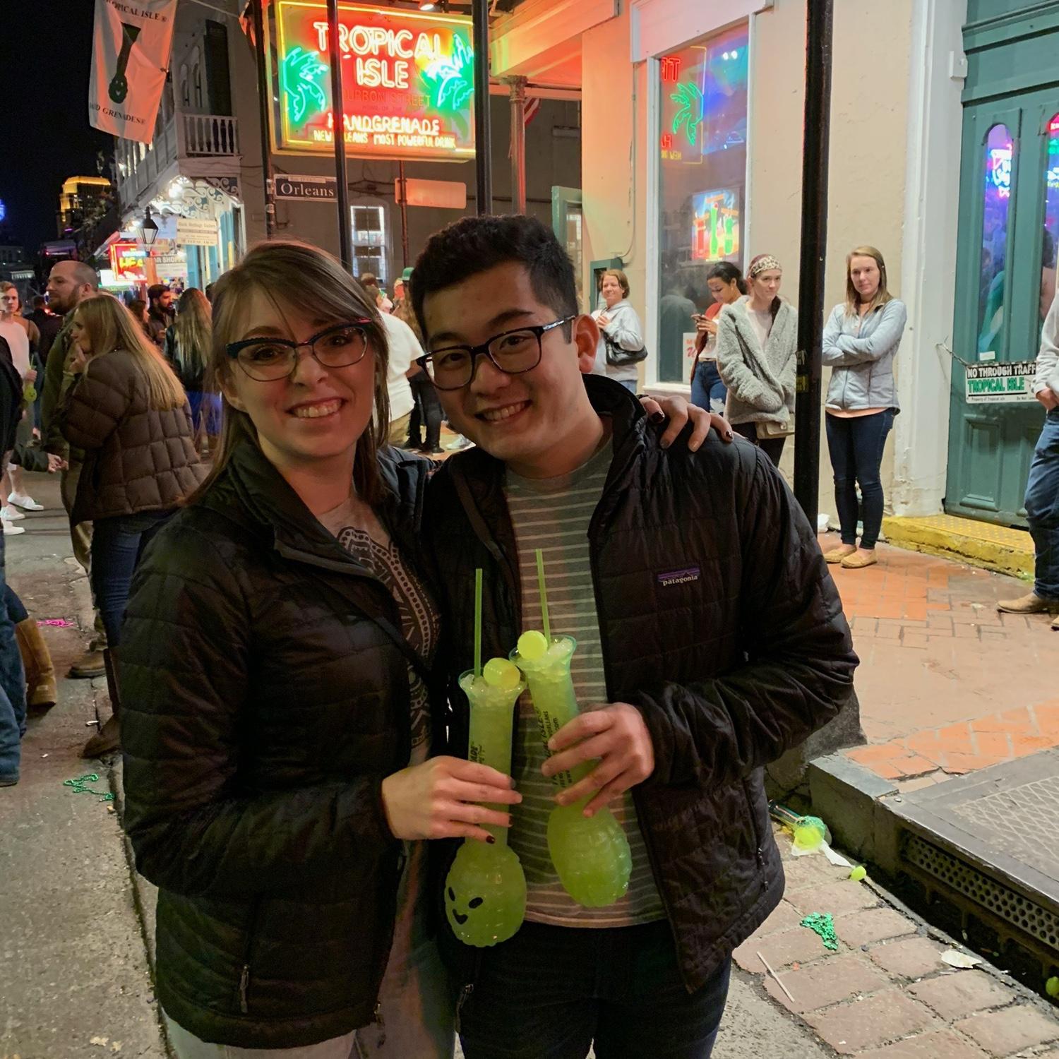 Bourbon Street. These were really gross lol