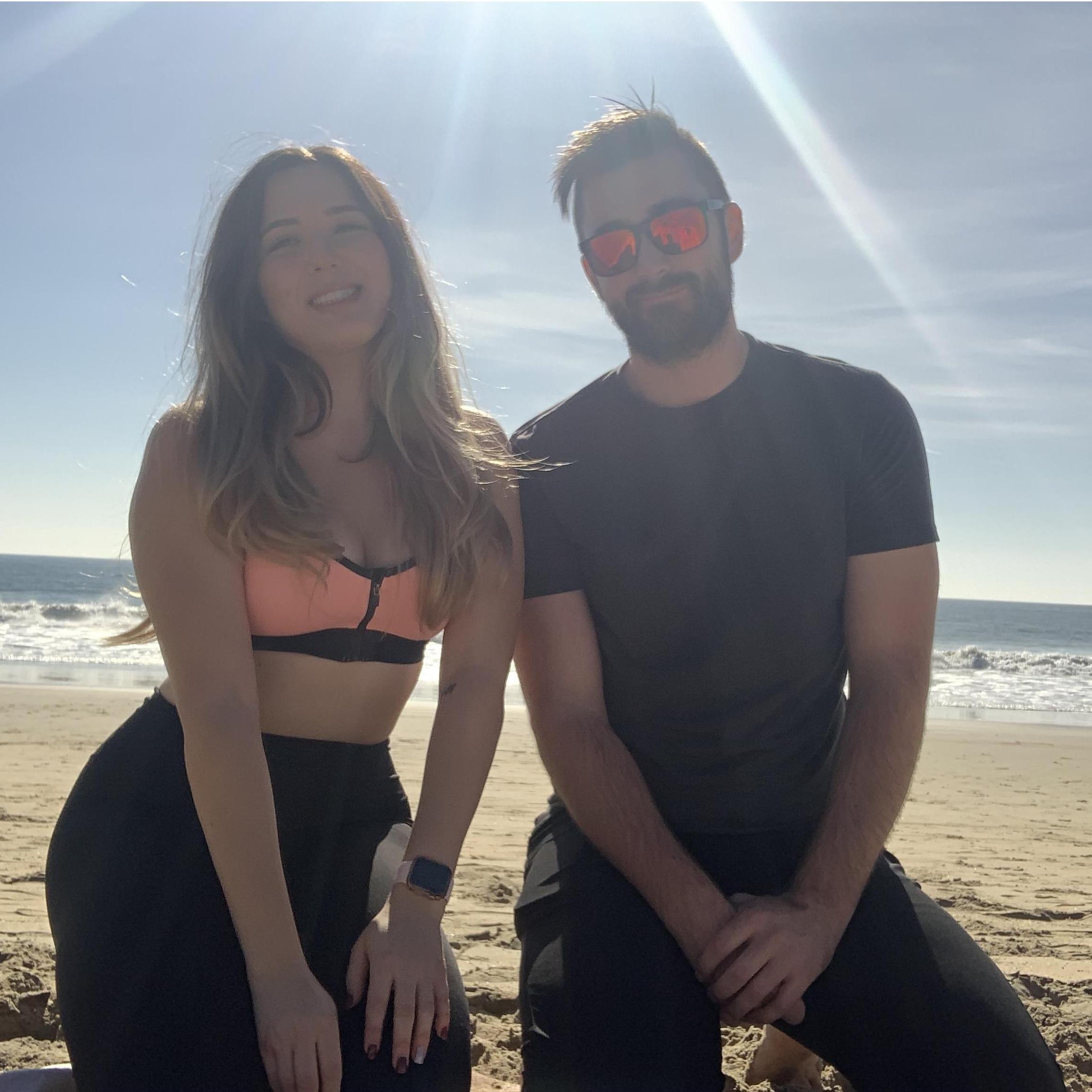 The beach is her second happy place! 2021