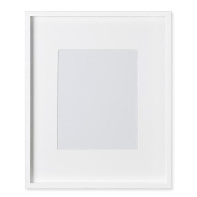 White Lacquer Gallery Frame, 8" X 10"