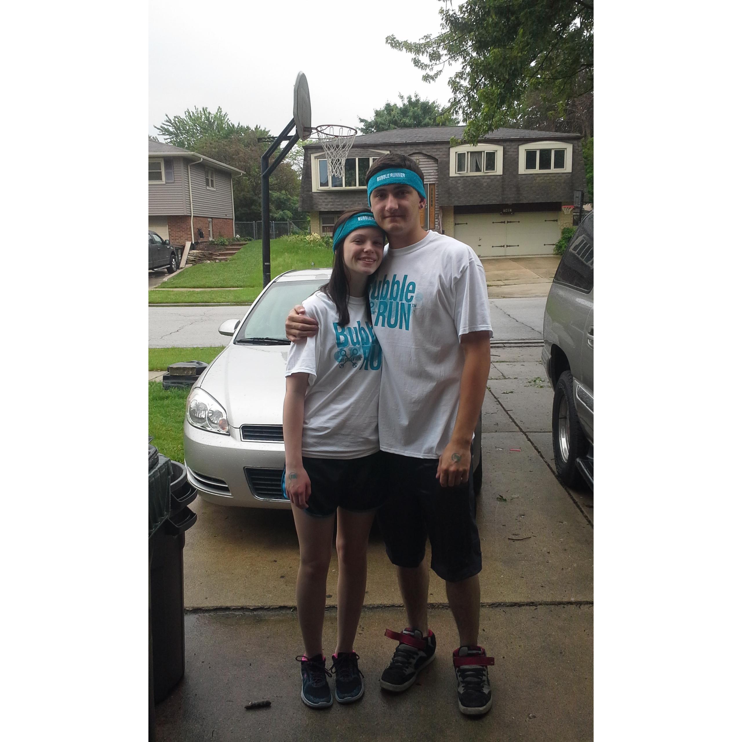 Bubble run!