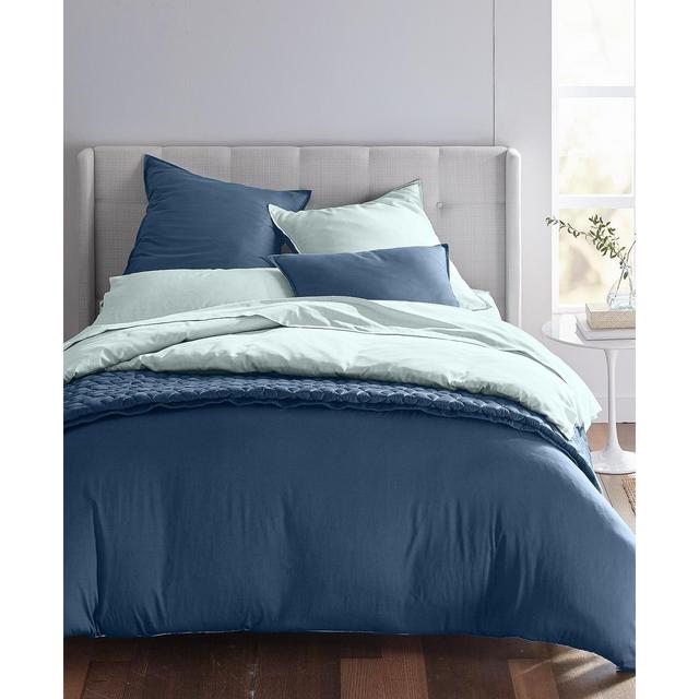 Oake Cotton Tencel Blend Reversible 3 Pc. Comforter Set, Full/Queen, Created for Macy's