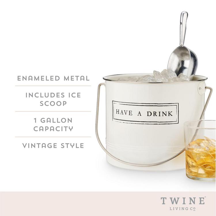 Twine Country Home Galvanized Ice Bucket