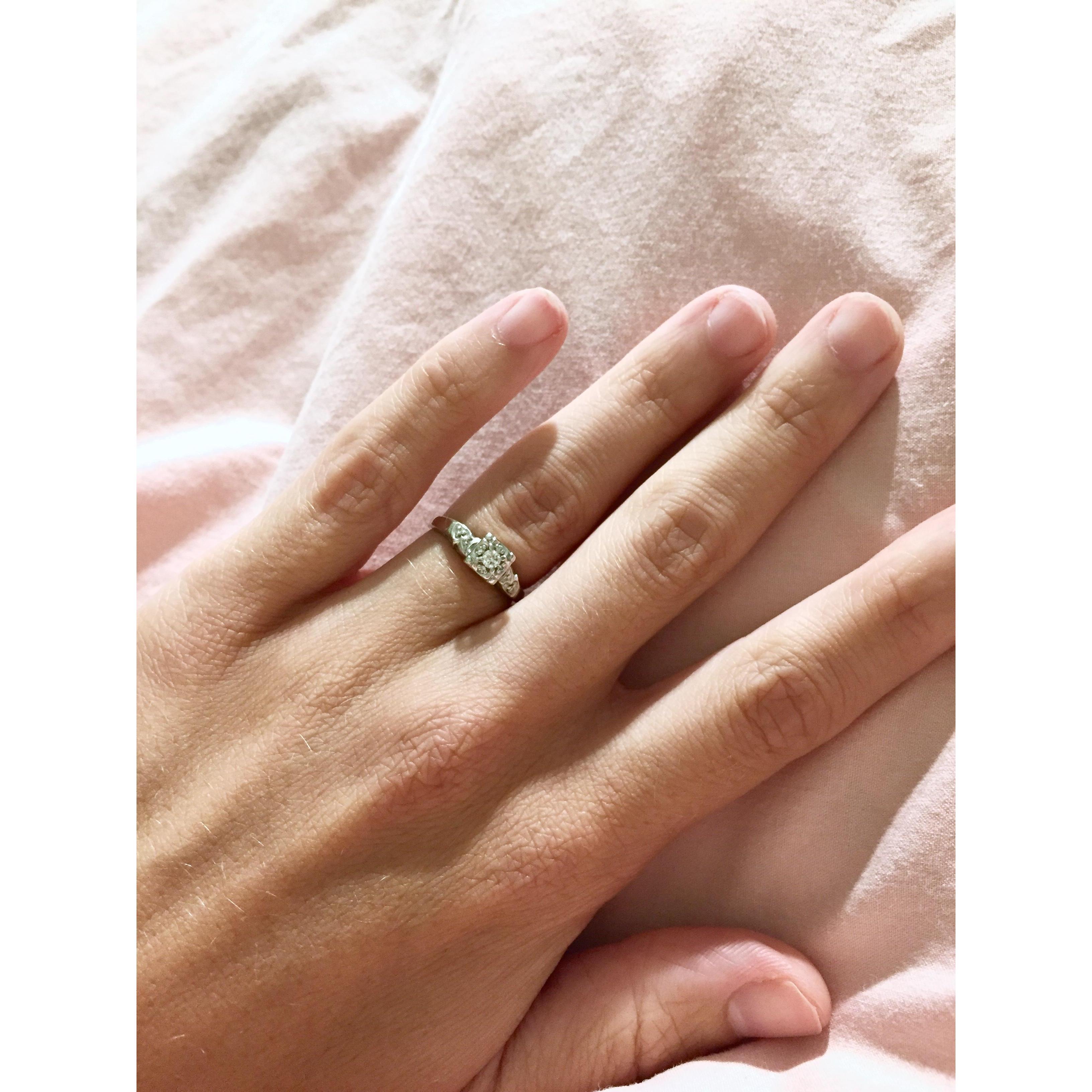 Rachel never met her grandmother, Hazel Lee, yet she gave her two priceless gifts: This beautiful ring which once belonged to her, and Rachel’s name, which Hazel picked out long before she was born.