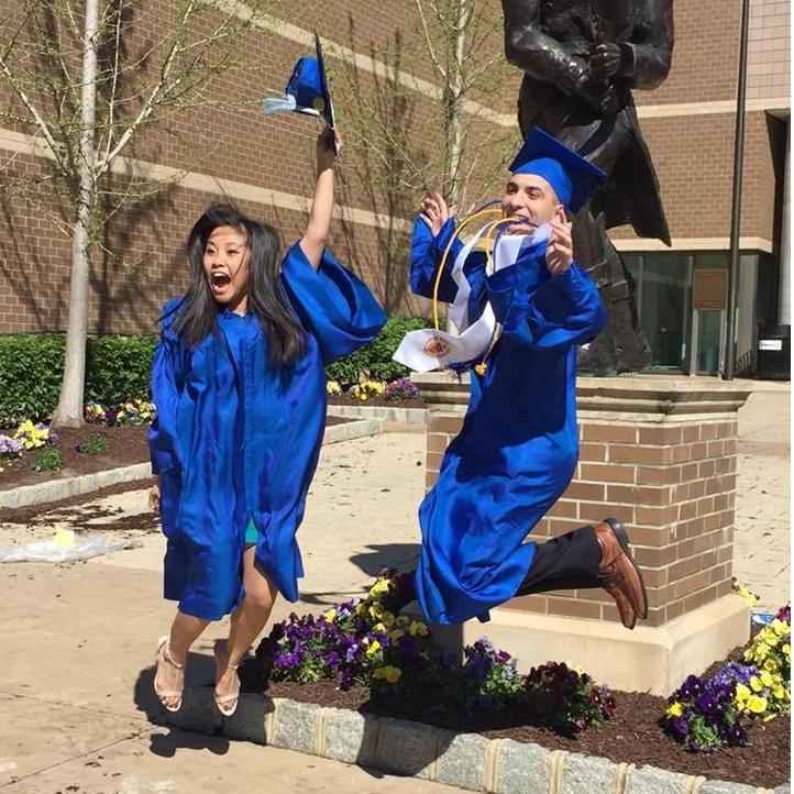 Seton Hall Graduation together May 2016