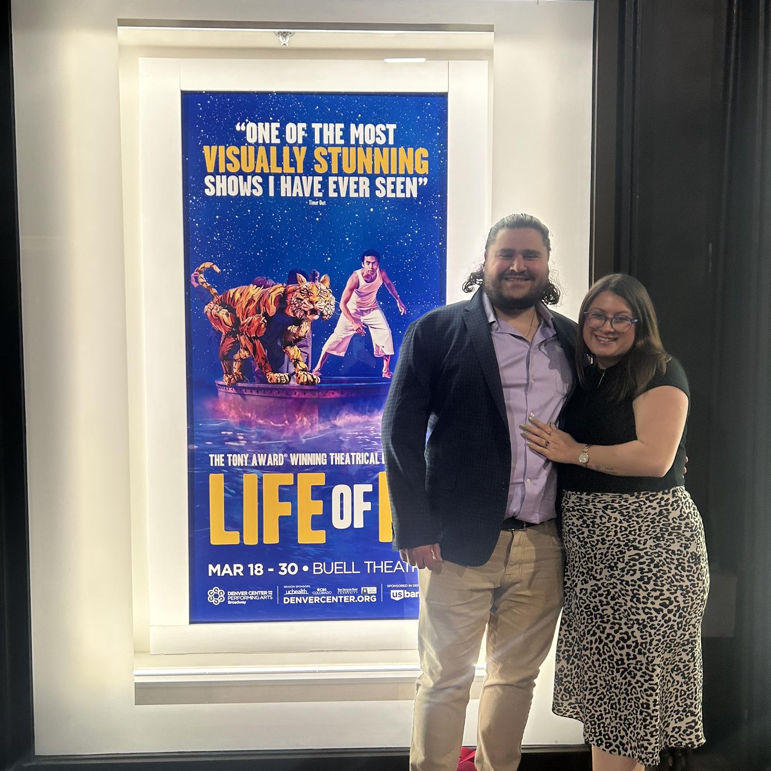 Seraphim (secretly) loves going to the theatre with Georgia.
