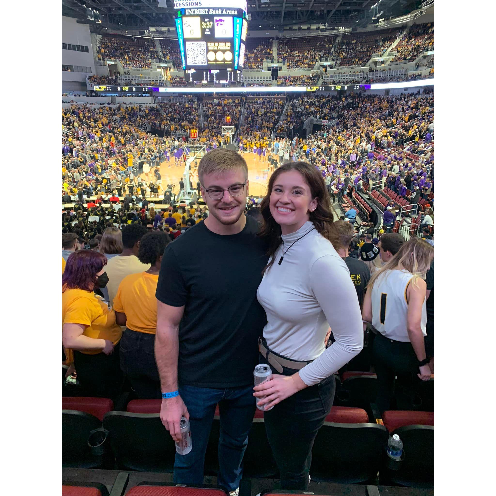WSU Basketball! This was shortly after Taran had had his tonsils removed AND gotten chicken pox. We navigated through the challenges of a medical 8-year-old!