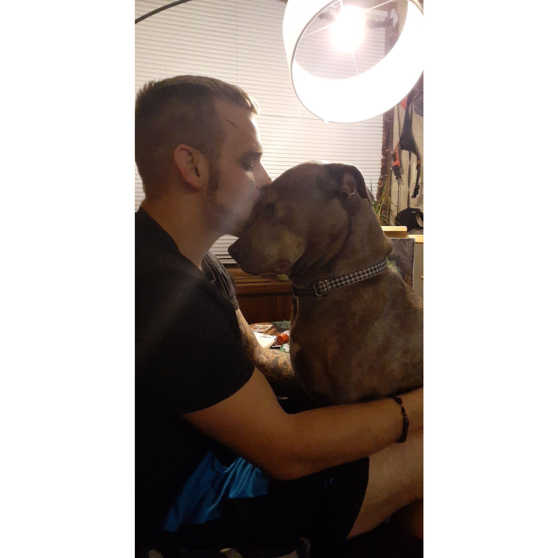 We love our dogs.  This is Willow