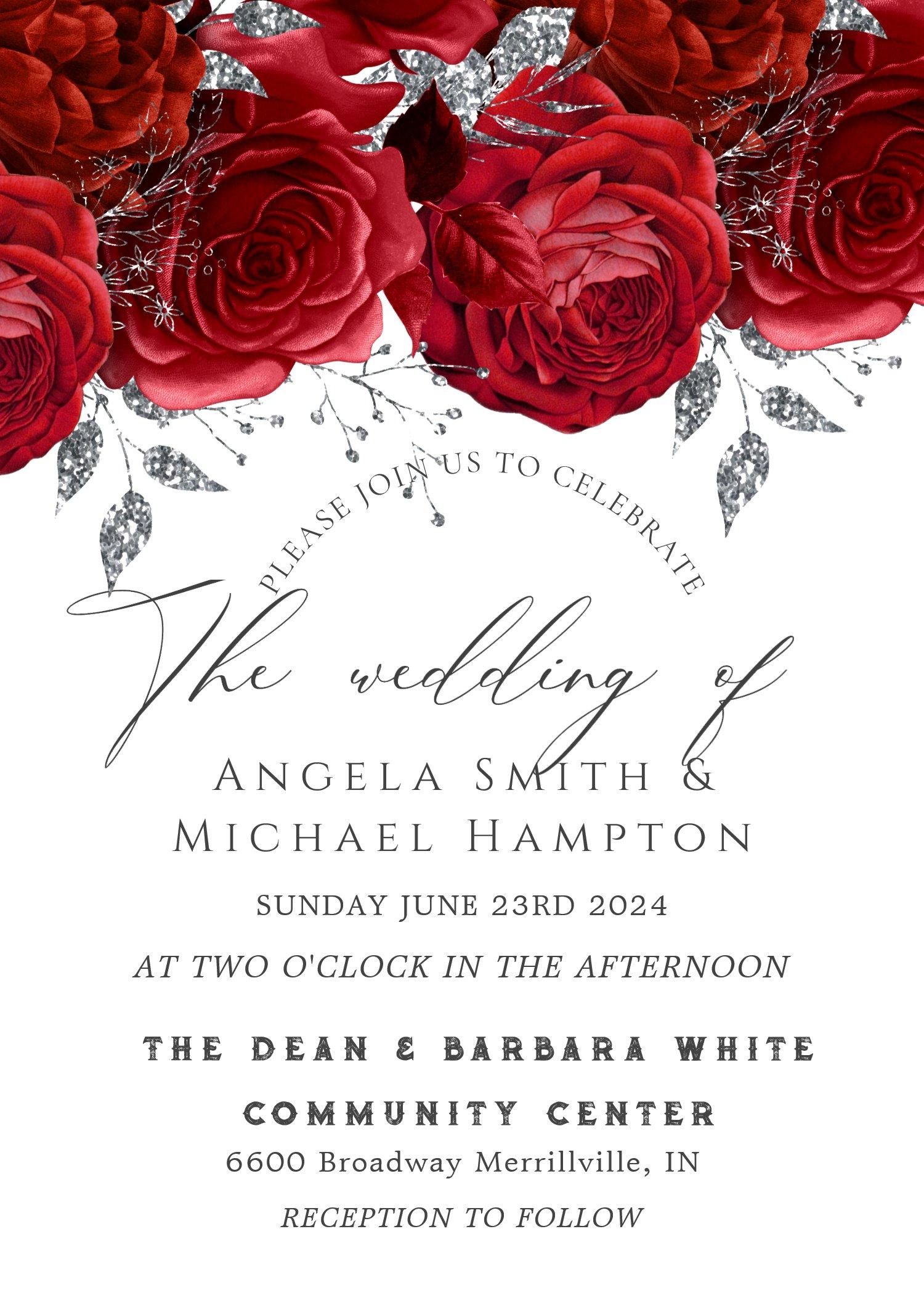 The Wedding Website of Michael Hampton and Angela Smith