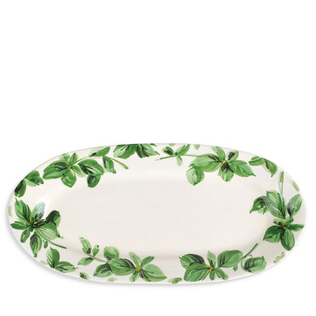 VIETRI Erbe Basil Narrow Oval Platter