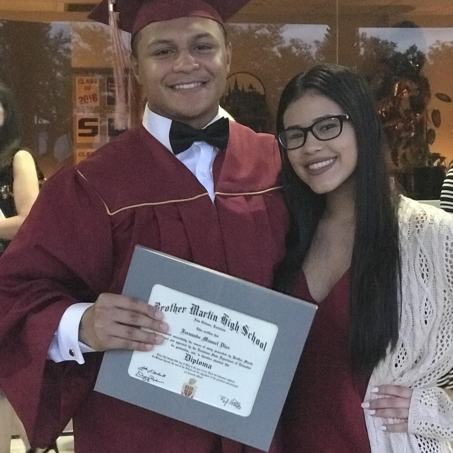 Now we’re dating ! His high school graduation ❤️