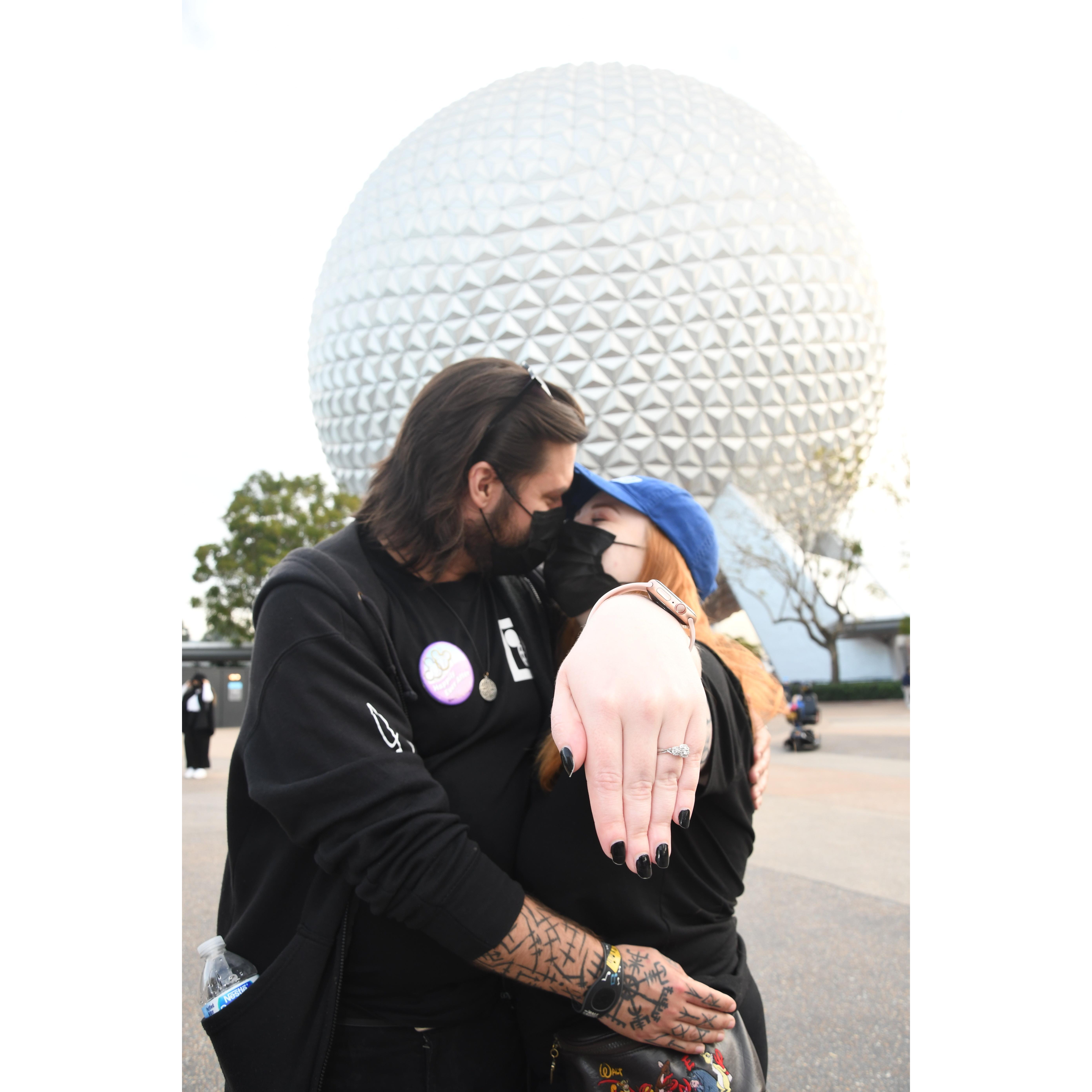 Engagement at Epcot! January 10th, 2021