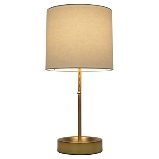 Stick Table Lamp with Single Outlet Brass Finish - Room Essentials™