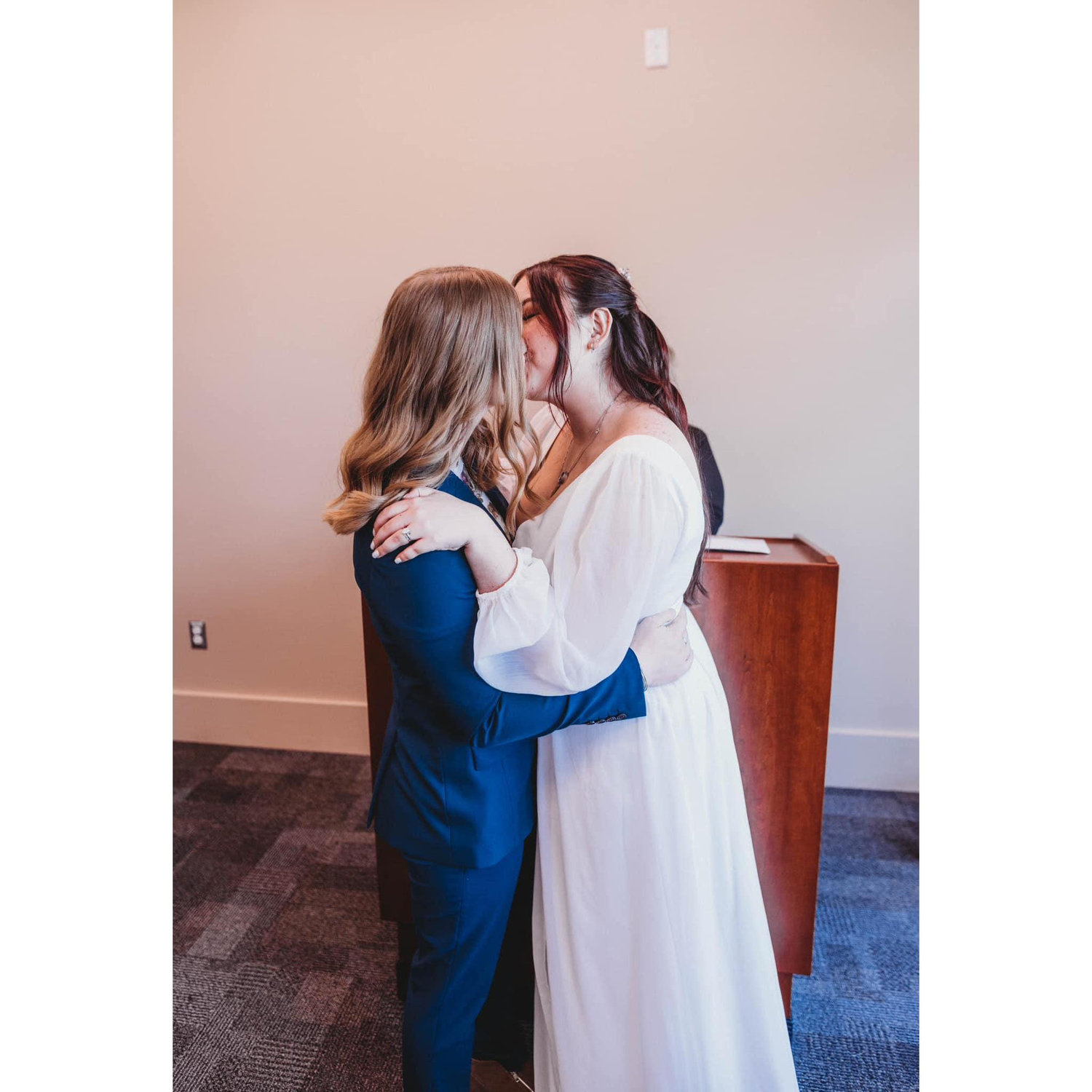The official first kiss