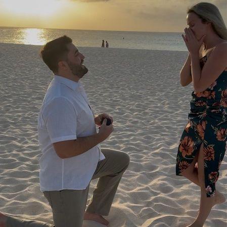Got Engaged in Aruba on the beach! Jenna's dream proposal, came true!