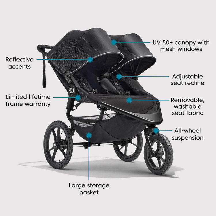Baby Jogger®, Summit™ X3 Double Jogging Stroller | Zola Baby