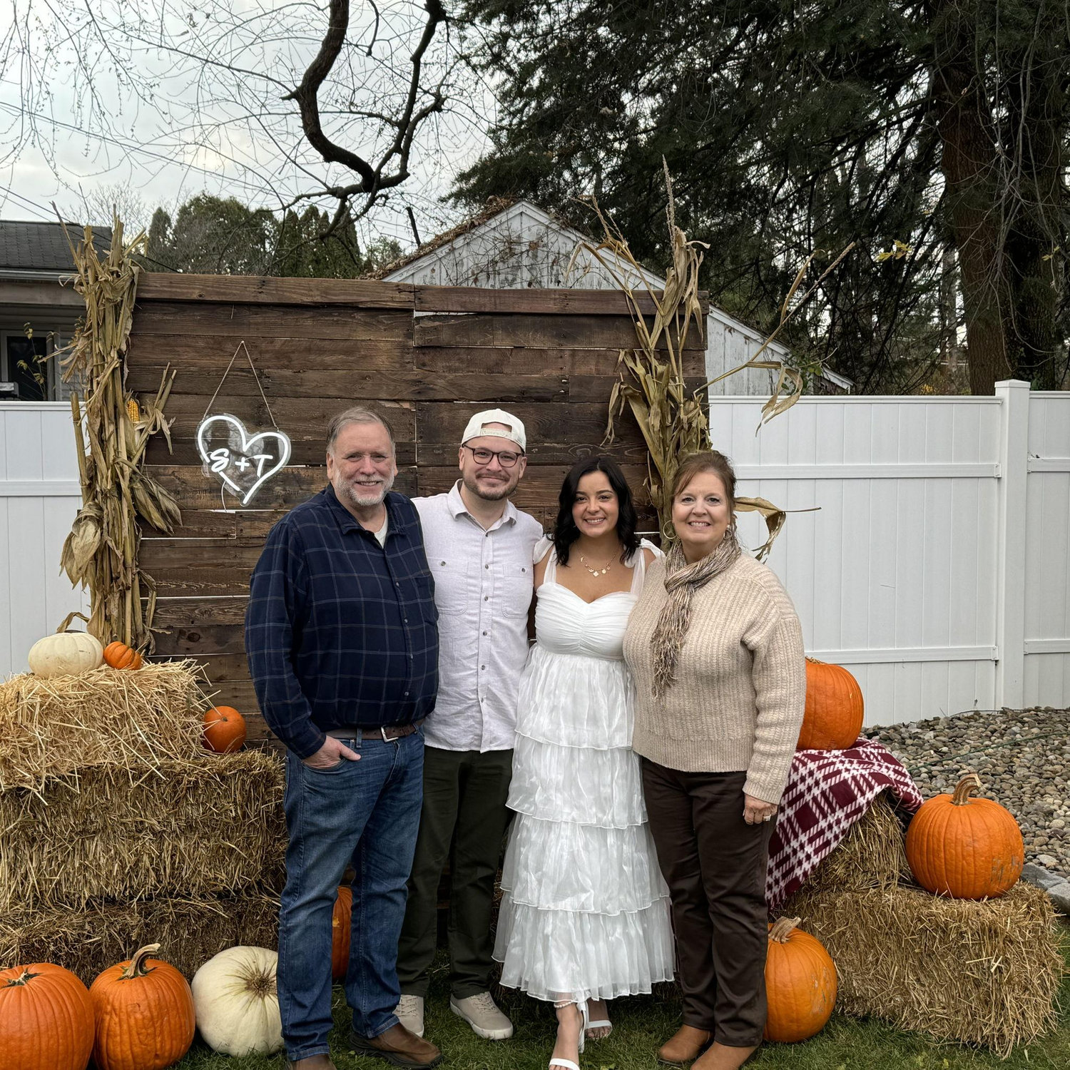 Our engagement party! We were so thankful for my sister & brother in law to host a perfect fall day celebrating this big milestone with some of our favorite people!