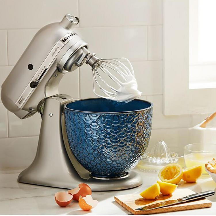 KitchenAid Stand Mixer Mermaid Lace White 5-Qt. Ceramic Mixing Bowl +  Reviews