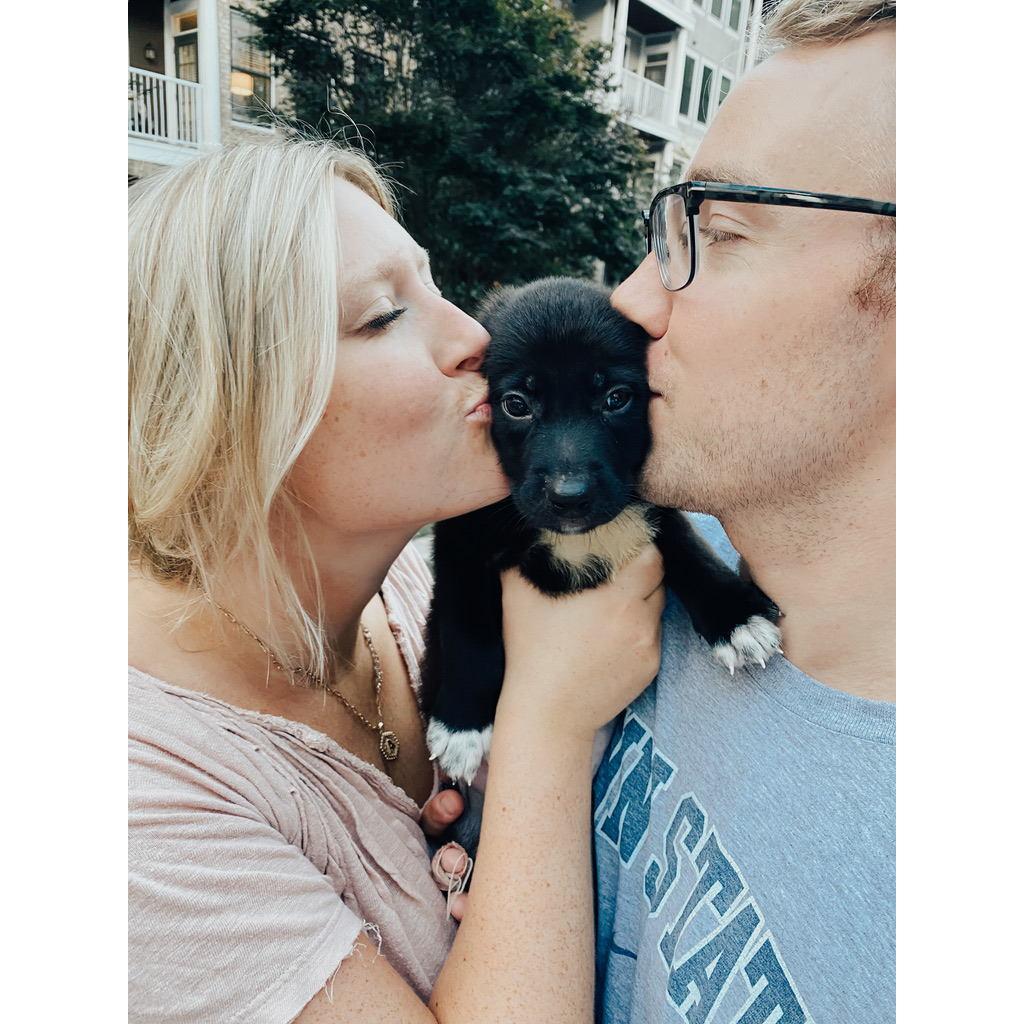 Our first day with baby Stuart