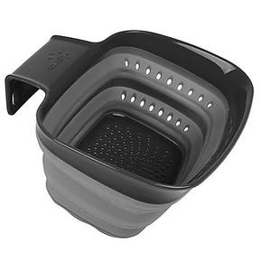 Squish® Over the Sink Arm Colander in Grey