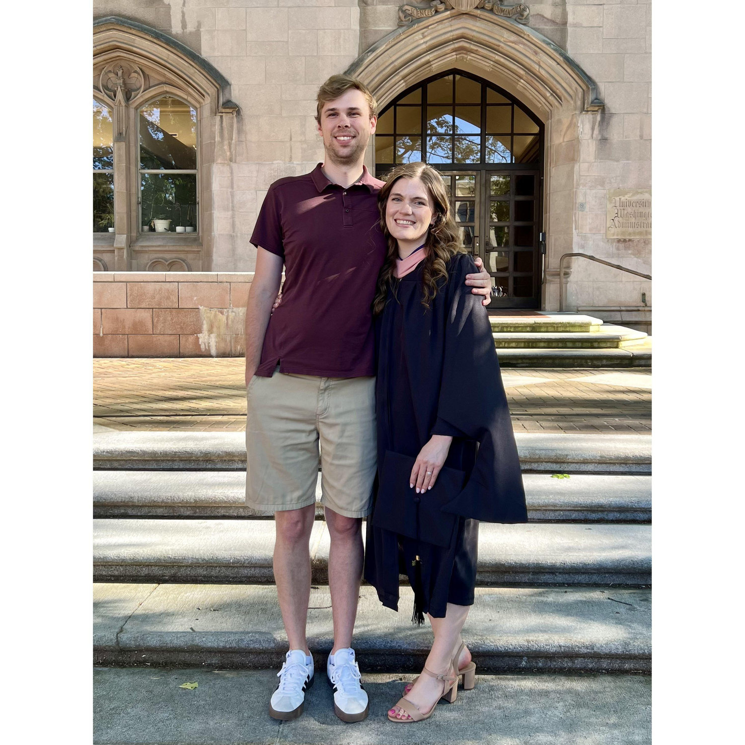 UW graduation (but this time around we were engaged!)