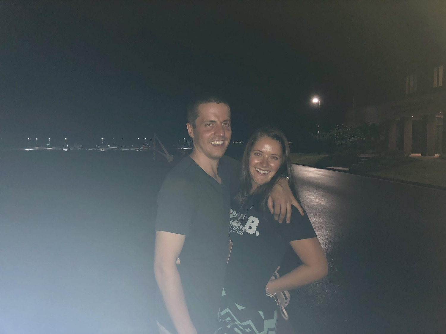 Very first picture we took, the night we met. Piney Point, MD July 2018.