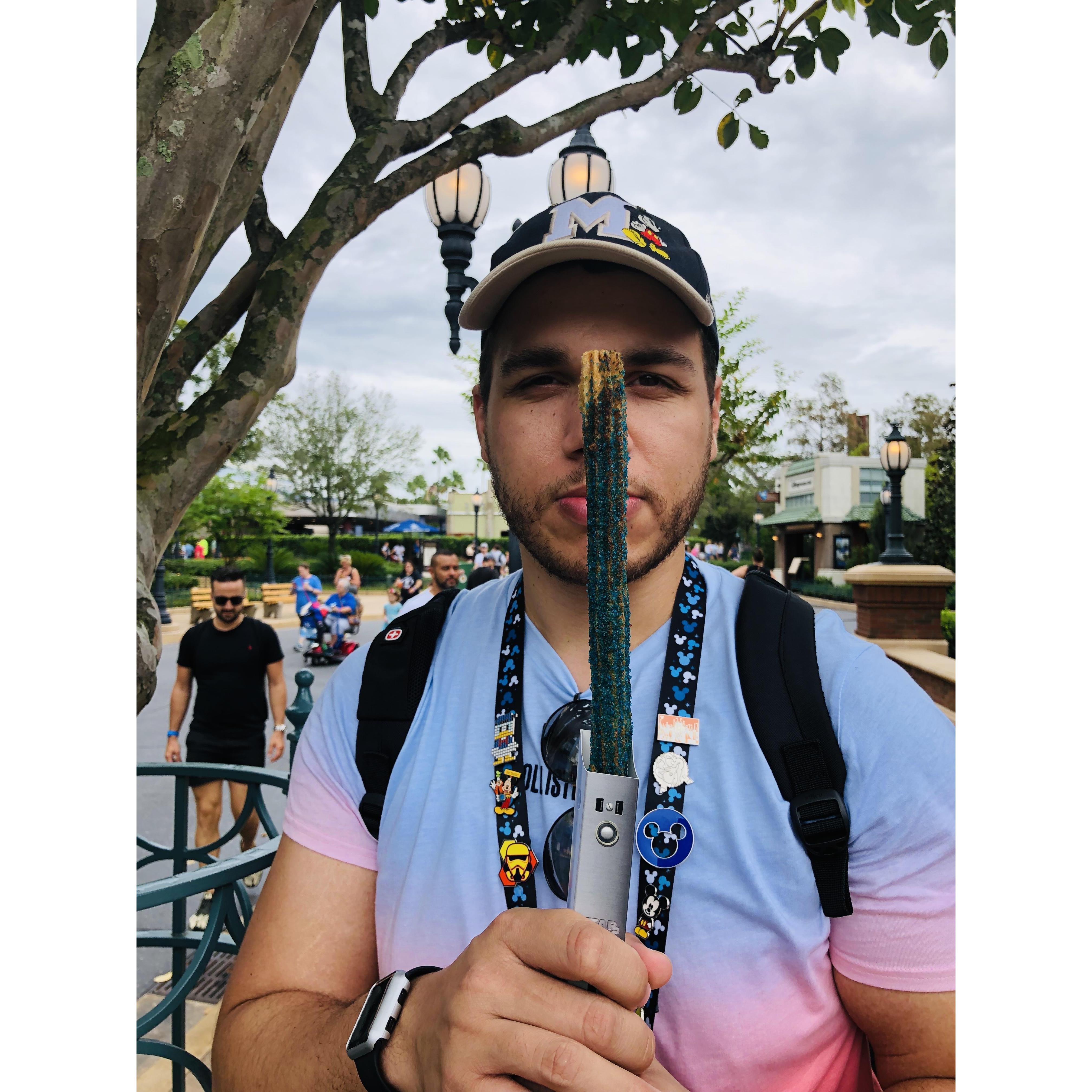 The Force was strong with one of Justin's favorite desserts.
(Hollywood Studios)