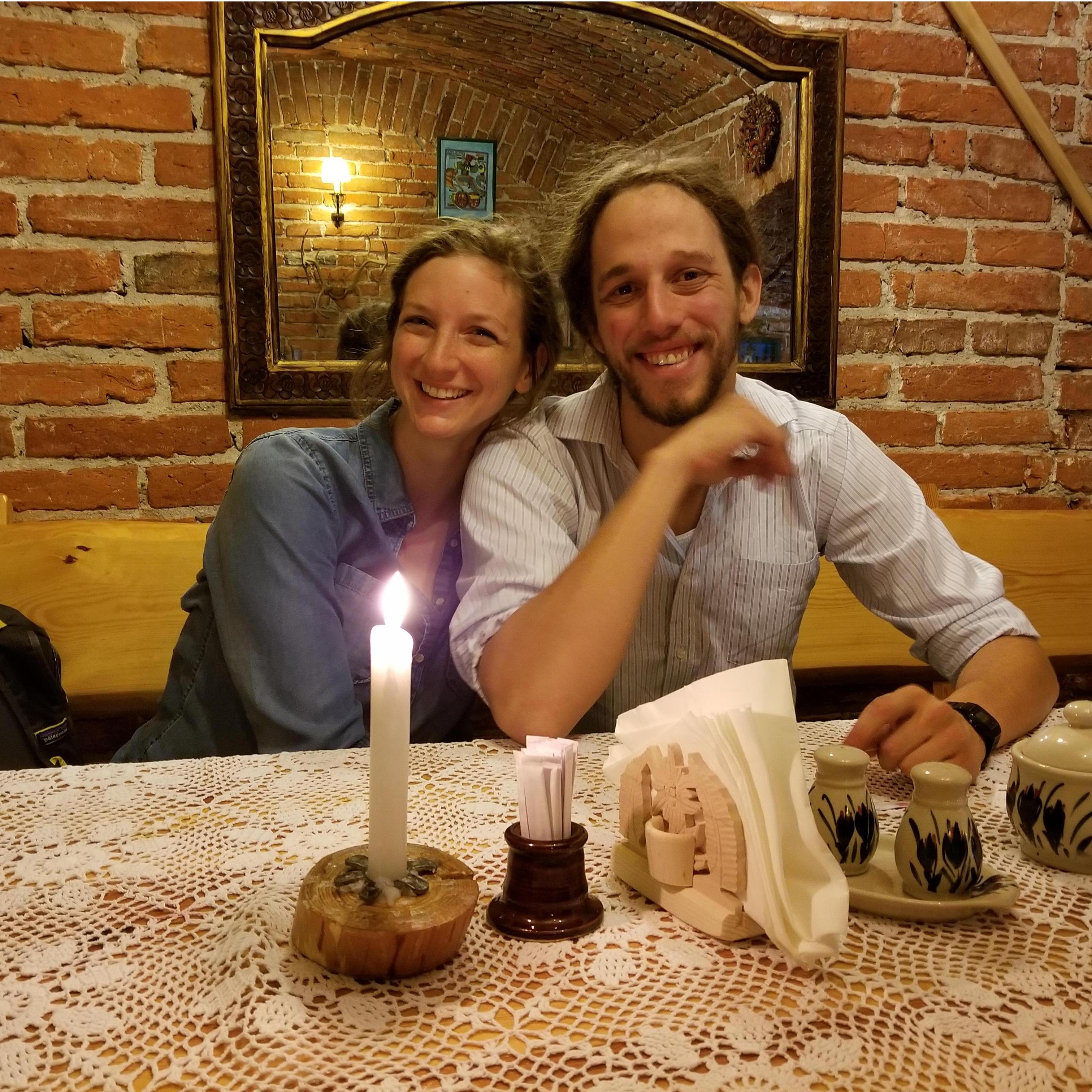 Dinner in Krakow, Poland, 2017