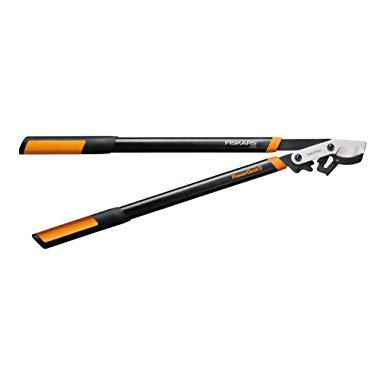 Fiskars 394801-1003 PowerGear2 Bypass Lopper, 32 Inch, Black/Orange