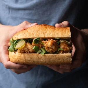 Largo Lobster & Shrimp Po' Boys from Hobo's Cafe