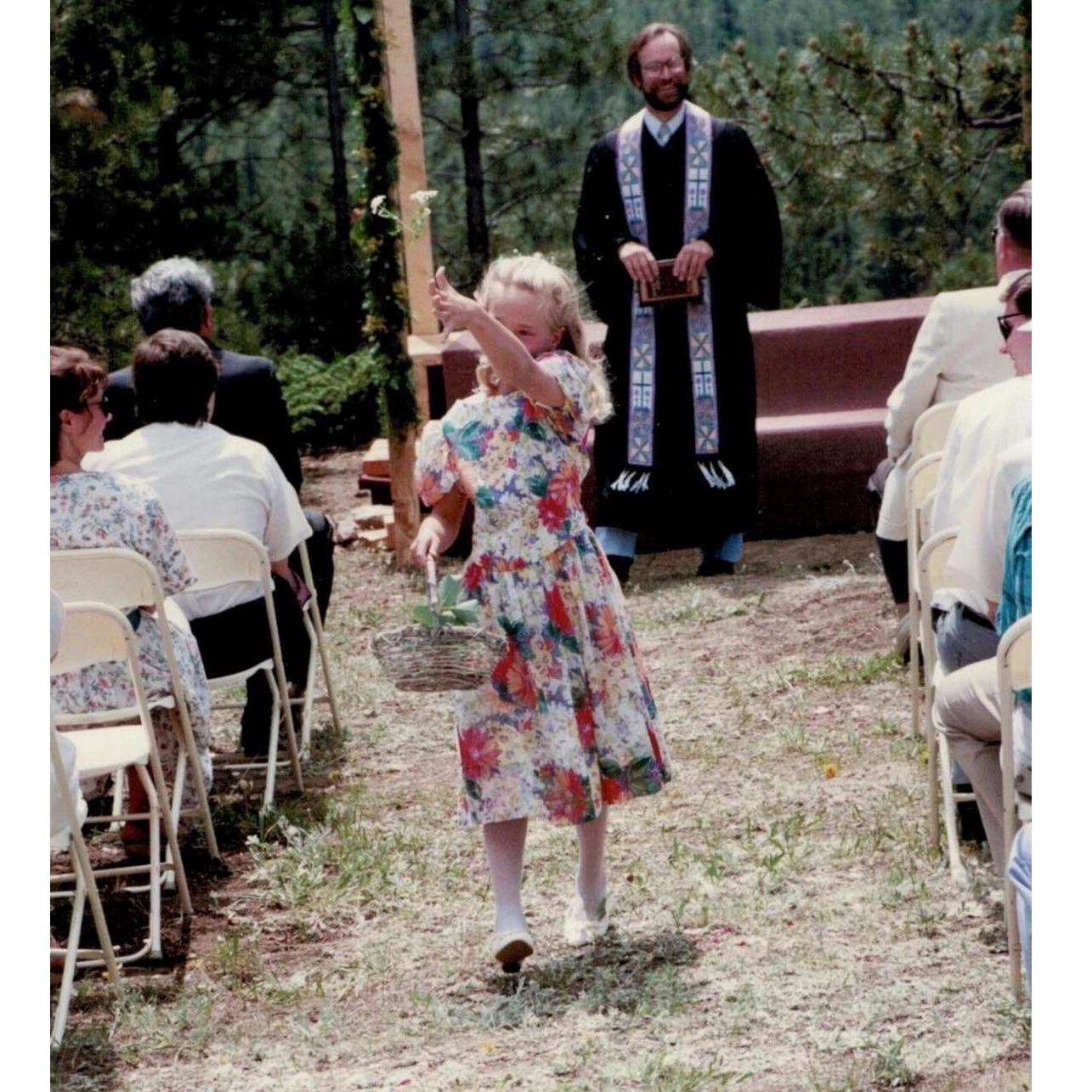 Jessica Leigh, the adorable flower girl