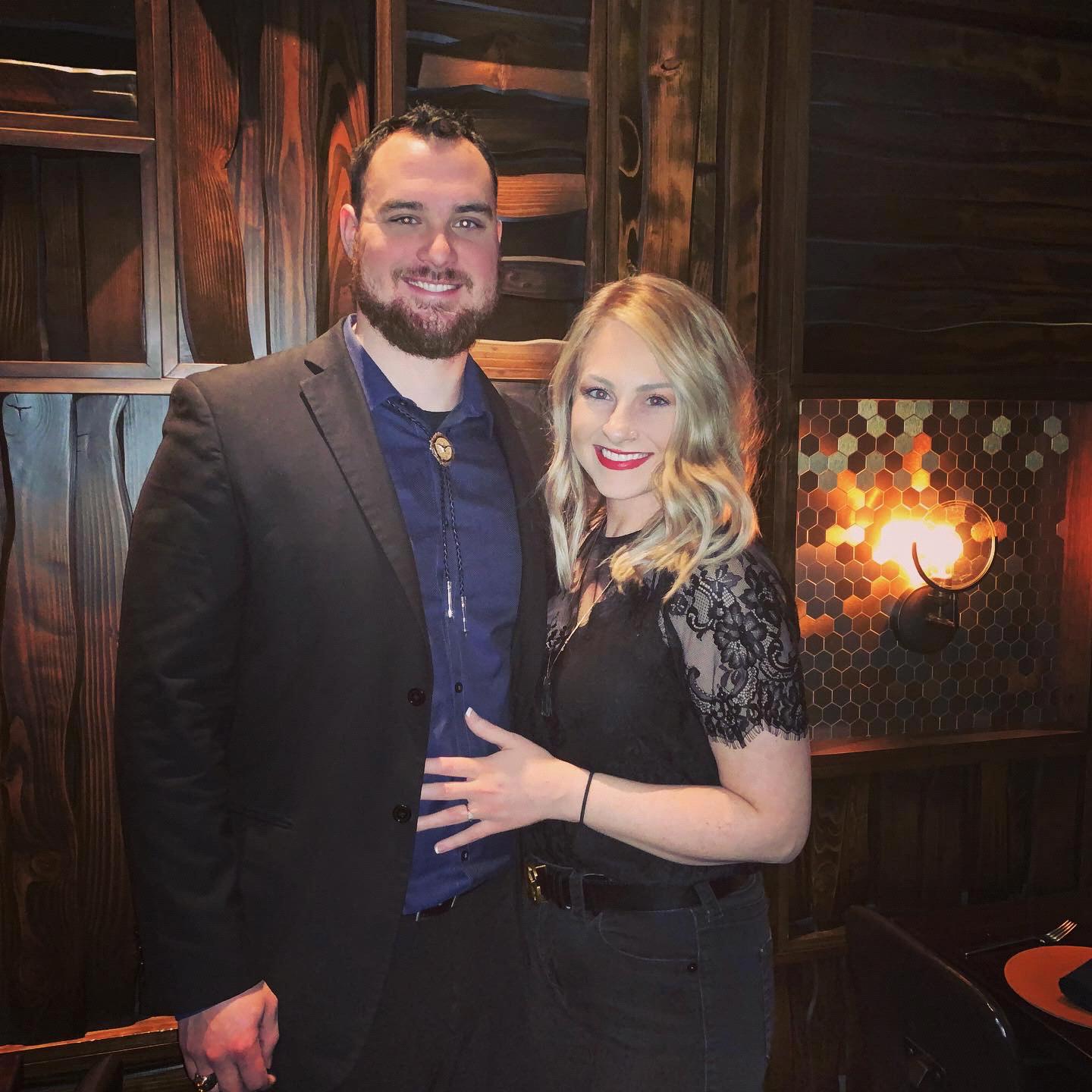 Just after Emma said YES! November 2019