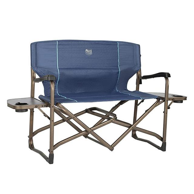 Timber Ridge 2-Person Folding Director's Chair Loveseat