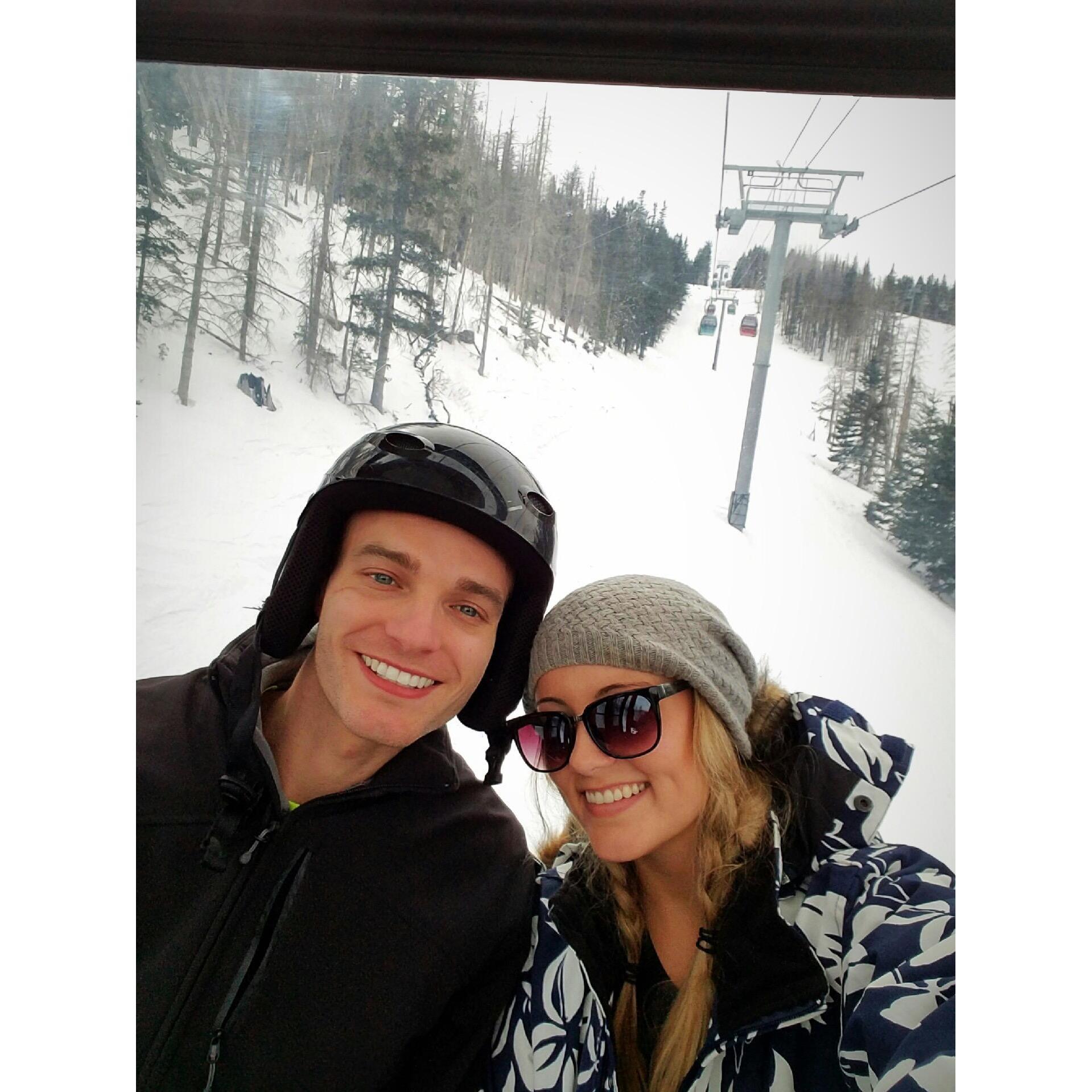 First timers on the slopes